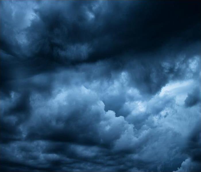 dark storm clouds gatering