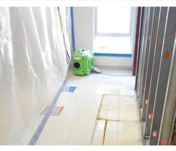 containment in room with air scrubber
